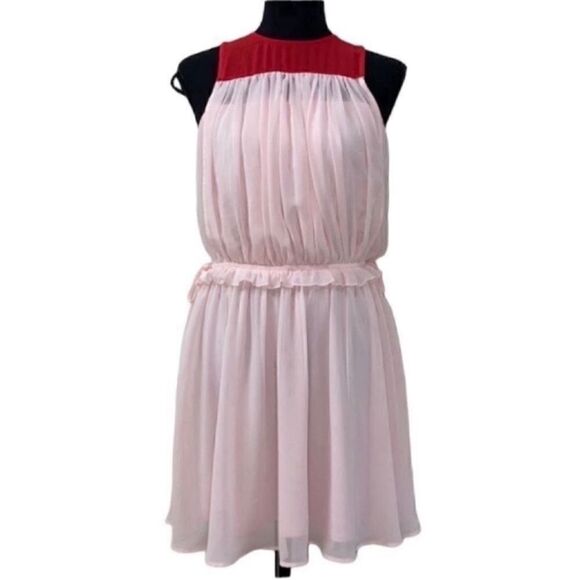 Express Pink & Red Dress(Size Medium) - Picture 1 of 6